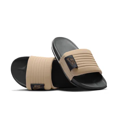 Nike Men's Offcourt Adjust Slides In Gold