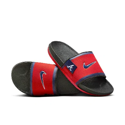 Nike Men's Offcourt (atlanta Braves) Offcourt Slides In Red