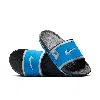 Nike Men's Offcourt (detroit Lions) Offcourt Slides In Blue