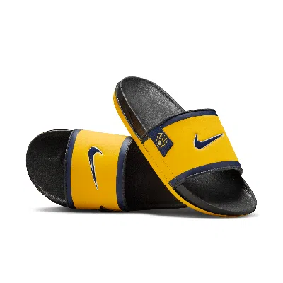 Nike Men's Offcourt (milwaukee Brewers) Offcourt Slides In Yellow