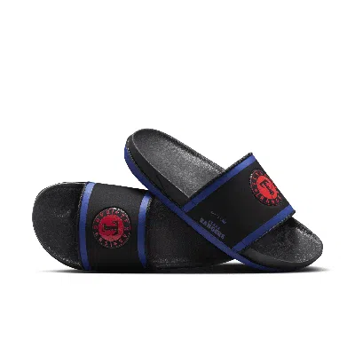Nike Men's Offcourt (mlb Texas Rangers) Slides In Black