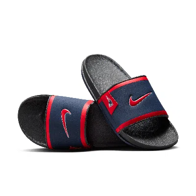 Nike Men's Offcourt (new England Patriots) Offcourt Slides In Blue