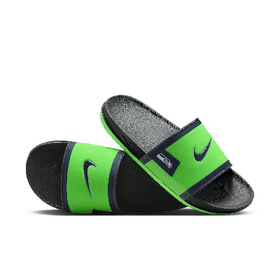 Nike Men's Offcourt (seattle Seahawks) Offcourt Slides In Green
