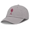 Nike Men's Oklahoma Primetime Club Jordan Brand College Adjustable Hat In Gray