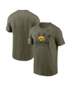 Nike Olive Iowa Hawkeyes 2024 Military Appreciation Performance T-shirt In Olive
