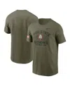 Nike Men's Olive Ohio State Buckeyes 2024 Military Appreciation Performance T-shirt In Green