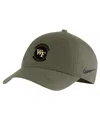Nike Men's Olive Wake Forest Demon Deacons Pack Heritage86 Adjustable Hat In Olive