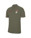 Nike Men's Olive Washington State Cougars Military Appreciation Tour Performance Polo In Olive