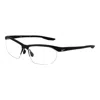 Nike Black Men Optical Frames In Transparent
