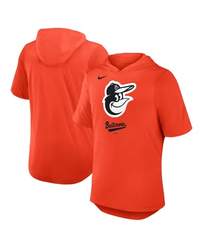 Nike Orange Baltimore Orioles Tri-blend Hoodie T-shirt