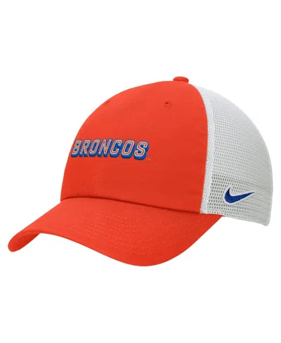 Nike Men's Orange Boise State Broncos On-field Club Adjustable Trucker Hat
