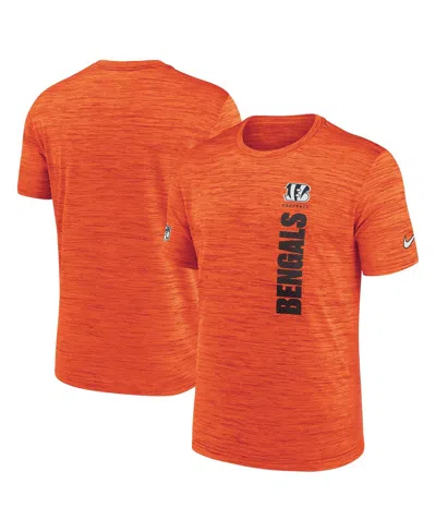 Nike Men's Orange Cincinnati Bengals 2024 Sideline Velocity Performance T-shirt