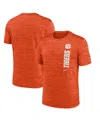 Nike Men's Orange Clemson Tigers 2024 Sideline Velocity Performance T-shirt In Orange