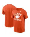 Nike Men's Orange Clemson Tigers Legacy Football Icon T-shirt In Orange