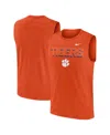 Nike Men's Orange Clemson Tigers Primetime Tricode Legend Performance Tank Top In Orange