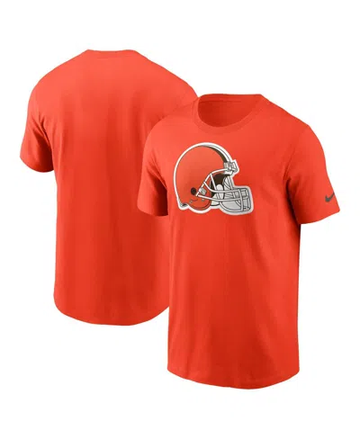 Nike Men's Orange Cleveland Browns Logo Essential T-shirt