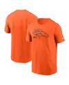 Nike Men's Orange Denver Broncos Faded Essential T-shirt