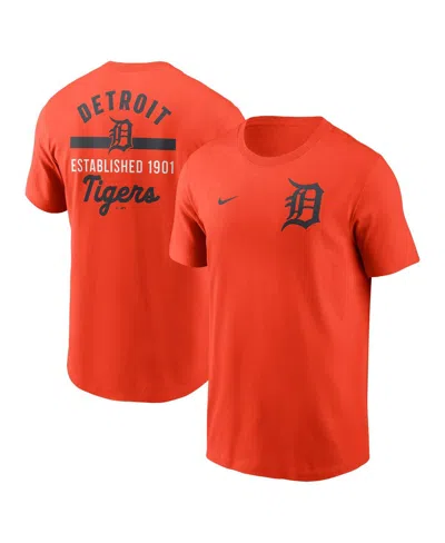 Nike Orange Detroit Tigers 2-hit T-shirt