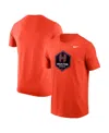 Nike Men's Orange Houston Dash Primary Logo Core T-shirt In Orange