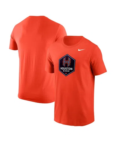 Nike Men's Orange Houston Dash Primary Logo Core T-shirt