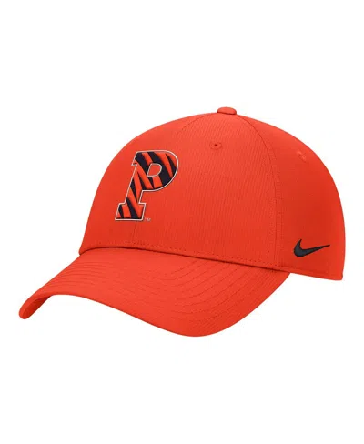 Nike Men's Orange Princeton Tigers 2025 On-field Club Performance Adjustable Hat In Red