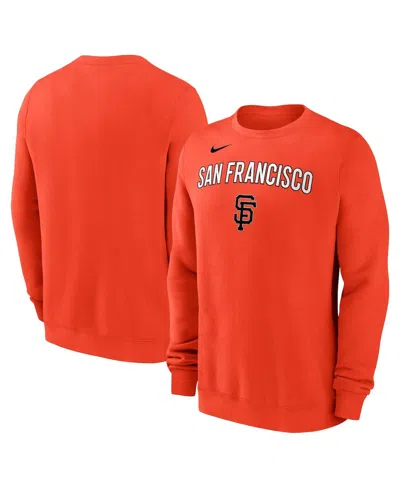 Nike Men's Orange San Francisco Giants Pullover Sweatshirt