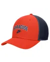 Nike Men's Orange Syracuse Orange Vintage Arch Rise Performance Trucker Adjustable Hat In Orange