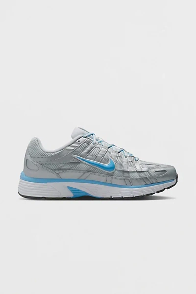 NIKE MEN'S P-6000 SNEAKER IN METALLIC PLATINUM/PURE PLATINUM/METALLIC SILVER, MEN'S AT URBAN OUTFITTERS