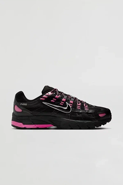NIKE MEN'S P-6000 SNEAKER IN PINK BLAST/METALLIC SILVER/BLACK, MEN'S AT URBAN OUTFITTERS
