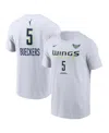 Nike Men's Paige Bueckers White Dallas Wings 2025 Wnba Draft Heroine Edition Name Number T-shirt In White