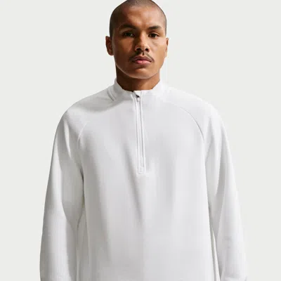 Nike Men's Par Therma-fit 1/2-zip Golf Top In White