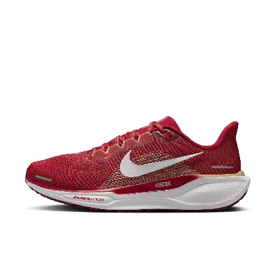 Nike Men's Pegasus 41 Nfl San Francisco 49ers Road Running Shoes In Red