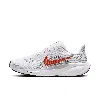 Nike Men's Pegasus 41 Road Running Shoes In White/wolf Grey/black/picante Red
