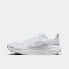 Nike Men's Pegasus 41 Road Running Shoes In White/pure Platinum/metallic Silver/white