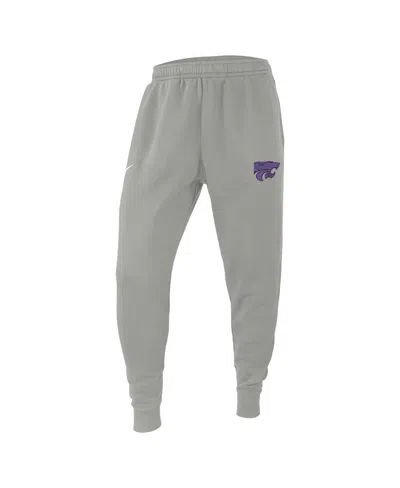 Nike Men's Pewter Kansas State Wildcats Changeover Club Fleece Jogger Pants