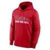 Nike Men's Philadelphia Phillies 2025 Postseason Authentic Collection Menâs  Therma Mlb Pullover Hoodie In Red