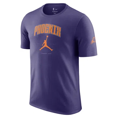 Nike Men's Phoenix Suns Essential Jordan Nba T-shirt In Purple