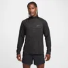 Nike Men's Pinnacle Running Division Water-repellent 1/2-zip Running Top In Black