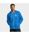Nike Los Angeles Chargers Utility Player Sideline  Men's Dri-fit Nfl Full-zip Hoodie In Blue