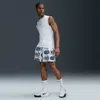Nike Men's Practice Mesh 5" Dri-fit Basketball Shorts In White