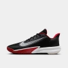 Nike Men's Precision 7 Basketball Shoes In Black/university Red/white