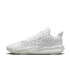 Nike Men's Precision 7 Basketball Shoes In White/photon Dust/light Smoke Grey