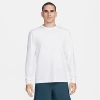 Nike Dri-fit Primary Long Sleeve T-shirt In White/white