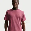Nike Men's Primary Dri-fit Short-sleeve Versatile Top In Pink