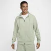 Nike Men's Primary Fleece Dri-fit Uv Full-zip Performance Hoodie In Jade Horizon/jade Horizon