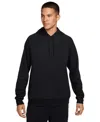 Nike Men's Primary Fleece Dri-fit Uv Pullover Performance Hoodie In Black,(black)