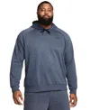 Nike Men's Primary Fleece Dri-fit Uv Pullover Performance Hoodie In Obsidian,htr,(obsidian)