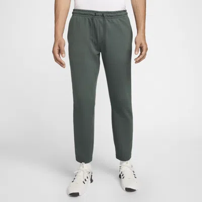 Nike Men's Primary Fleece Dri-fit Uv Tapered Performance Pants In Green