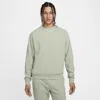 Nike Men's Primary Fleece Dri-fit Uv Performance Crew In Green