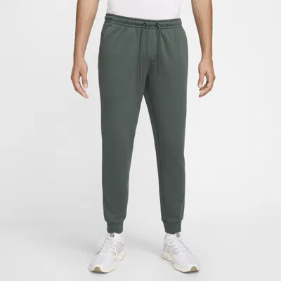Nike Men's Primary Fleece Dri-fit Uv Performance Jogger Pants In Vintage Green/ Vintage Green